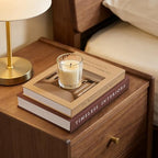 JARLINK Decorative Books, Set of 3 Stackable Fake Book Storage Boxes, Brown - Image 3