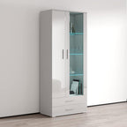 Meble Furniture Soho S6 2D2S Modern Freestanding Bookcase — Customizable - Image 3