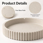 Round Decorative Tray Coffee Table Tray 11” Table Tray Dresser Decor - Image 3
