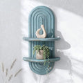Plant Wall Shelf for Wall Decor: Hanging Plant Shelf for Indoor Plant, Blue by EOSAHR