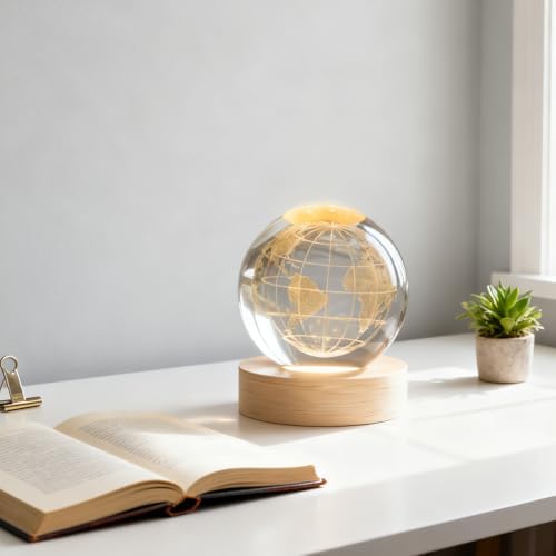 Earth 3D Crystal Ball 2.4 inch Universe Space Gifts for Boys, Girls - Image 5