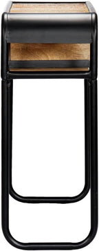 Console Table with 1 Drawer and 2 Compartments, 46.5"x11.8"x29.5" Solid - Image 4