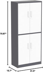 Yizosh Metal Storage Locking Cabinet - Image 3
