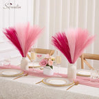 Serwalin 60PCS 17.7" Hot Pink & Blush & Pink Pampas Grass Decor for Home - Image 2