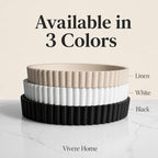 11-Inch Concrete Round Tray Home Decor for Coffee Table Decor - Round Coffee Table Tray - Circular Kitchen Island Trays - Decorative Trays- White - Image 7