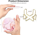 6 Pcs Pink Marble Abstract Ceramic Coasters with Holder for Coffee Table - Image 4