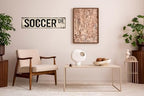 CSWLJS Rustic Metal Tin Signs Home Decoration Soccer Sign Fan Soccer Player Soccer Gift Soccer Decor Soccer Athlete Football Street Sign Art Wall Decor Metal Sign 4x16 Inch - Image 5
