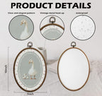 Cottage core Mother Goose Nursery Oval Wall Art, Goose Decor, Waterproof - Image 2