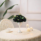 BLOSMON Black Rose Artificial Flower Balls for Wedding Centerpieces, 6 Pcs - Image 6