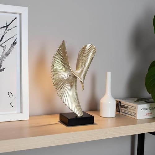 Modern Abstract Eagle Decorative Sculpture, Dining Living Room Desk Decor,Geometric Home Decor Statues,Shelf Top Decor Aesthetics, Coffee Tables or Office Shelves（Golden） - Image 4