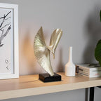 Modern Abstract Eagle Decorative Sculpture, Dining Living Room Desk Decor,Geometric Home Decor Statues,Shelf Top Decor Aesthetics, Coffee Tables or Office Shelves（Golden） - Image 4