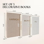JC Classics Decorative Books for Home Decor, Faux Coffee Table Books - Image 5