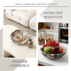 Luxury Natural Marble Fruit Bowl, Large Serving Dish Centerpiece Home Decor - Image 7