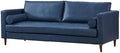 Pemberly Row Eco Leather Sofa, High Density Foam Cushion, Hardwood Frame by PEMBERLYROW