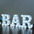 Pooqla BAR Sign for Home Bar Decor, Cool White LED Light Up Bar Sign by Pooqla