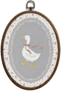 Cottage Core Goose Nursery Oval Wall Art, Floral Nursery Decor，Waterproof by Unknown