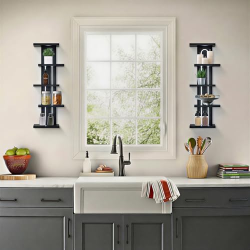 Homaterial RGB 5-Tier Floating Shelves for Wall - Image 2
