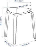 IKEA Stackable/ Triangular-Shaped/3-Legged Stool - Image 3