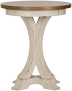 Liberty Furniture Industries Farmhouse Reimagined Round Chair Side Table - Image 7