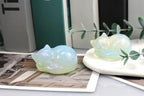 QINJIEJIE 2" Opal Cat Crystal Statue Decor Sleeping Figurines Opalite Stone - Image 5