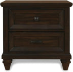 New Classic Furniture Sevilla 6-Piece Wood King Bedroom Set in Walnut - Image 6