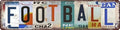 Football Decor Vintage Football Tin Sign Sports Decor For Boys Bedroom Poster Metal Street Signs For Bedroom Man Cave Wall Decoration 16 X 4 Inches by Unknown