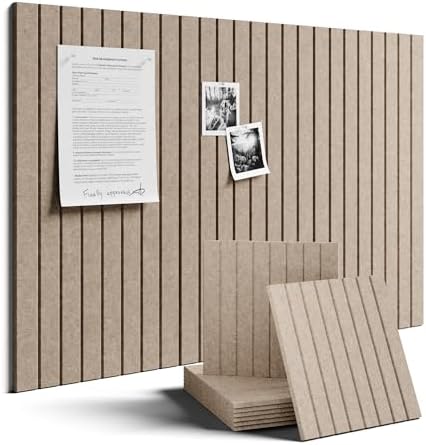 Fluxynara Felt Bulletin Board & Cork Board Alternative 36'' x 24'' - 6 Pack by FLUXYNARA