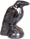 Garnet Raven Statue Gothic Witchy Decor Hecate Altar Crystal by Hguxmcu