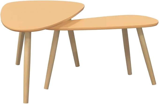 Scandinavian Style Coffee Table Set of 2 - Image 6