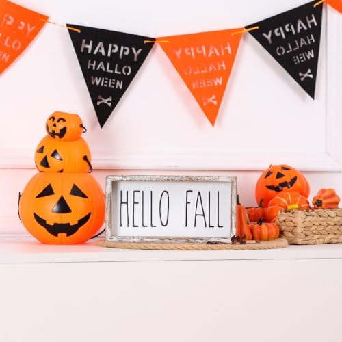 Hello Fall Sign for Table, Cute Fall Decor for Home - Image 2