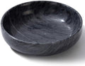 5.91'' Large Decorative Marble Bowl for Home Decor, Key, Incense Burner, Smudge, Coffee Tables Centerpiece, Soap Serving (Black) by CMCHICMONDAY