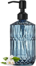 JASAI 18 Oz Blue Soap Dispenser with Black Rust Proof Pump by JASAIHOME