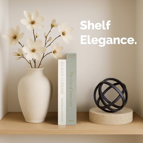 Vine Creations Decorative Books - Set of 2 Linen Hardcover Boxes with Storage - Aesthetic Fake Books for Decoration for Home, Shelf, Bookshelf Decor, Coffee Table Decor, as Storage or Keepsake Box - Image 2