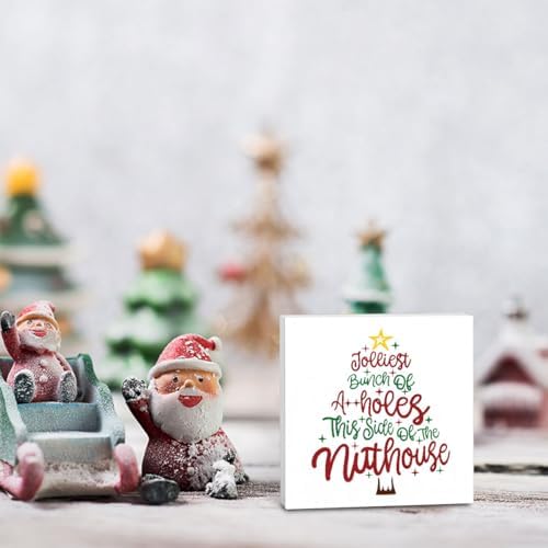 Christmas Vacation Decorations, Christmas Holiday Decor for Home, Funny Xmas Vacation Movie Gifts, Merry Xmas Holiday Decorations for Table 5 x 5 inches - Image 6