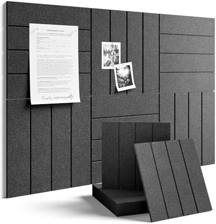 Fluxynara Felt Bulletin Board & Cork Board Alternative 36'' x 24'' - 6 Pack by FLUXYNARA