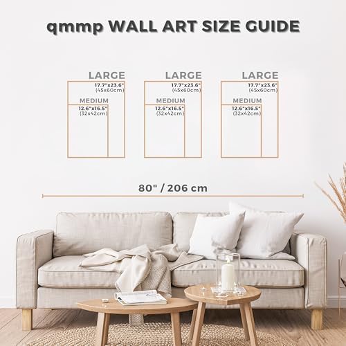 qmmp Modern Wooden Wall Sculptures - Set of 3 - Home Decor Accent - Large Wall Art for Living Room, Bedroom, Office - Easy Installation (Walnut, Medium - Abstract Shapes) - Image 6