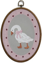 Cottage Core goose Nursery Oval Wall Art, vintage nursery decor，Waterproof by Unknown