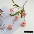Artificial Flowers for Vase 10 Pcs, 20 Inch Fake Mums with Long Stems - Image 3