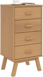 Scandinavian Style Bedside Cabinet - Image 4