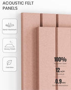 Fluxynara Felt Bulletin Board & Cork Board Alternative 36'' x 24'' - 6 Pack - Image 5