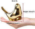FANTESTICRYAN Small Birds Statues Home Decor, Modern Style, Gold, XL - Image 4