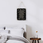 In This House Wooden Hanging Sign, House Rules Signs, Farmhouse Living Room Home Decor Wall Art, Inspirational Family Quote, Scripture Wooden Hanging Sign for Farmhouse Home Wall Art Decoration - Image 3