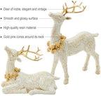 DN DECONATION 2PCS Christmas Reindeer Decoration, Small Christmas Decor - Image 5