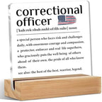 Correctional Officer Gifts Acrylic Sign, Appreciation Gifts for Women Men by Unknown