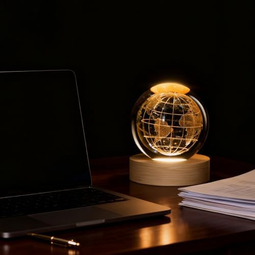 Earth 3D Crystal Ball 2.4 inch Universe Space Gifts for Boys, Girls - Image 6