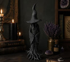 Witch Figurines and Statues, Resin Gothic Collectible Figurines, 11.8 Inch Mystic Witch Statue, Retro Modern Home Décor Accents for Desktop Tabletop Bookshelf Decor - Image 4