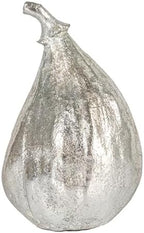Creative Co-Op Decorative Resin Figs, Silver Finish, Set of 5 - Image 5