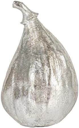 Creative Co-Op Decorative Resin Figs, Silver Finish, Set of 5 - Image 5