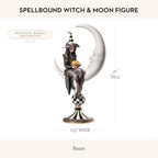 MACKENZIE-CHILDS Resin Witch & Moon Figure, Spellbound - Image 4