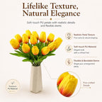 Mandy's 20pcs Artificial Sunset Tulips - Image 2